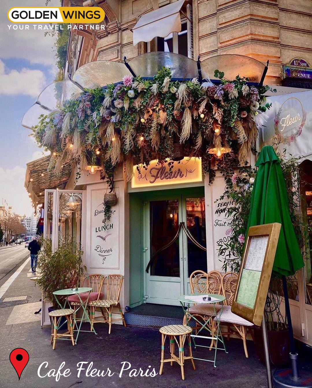 Cafe Fleur Paris