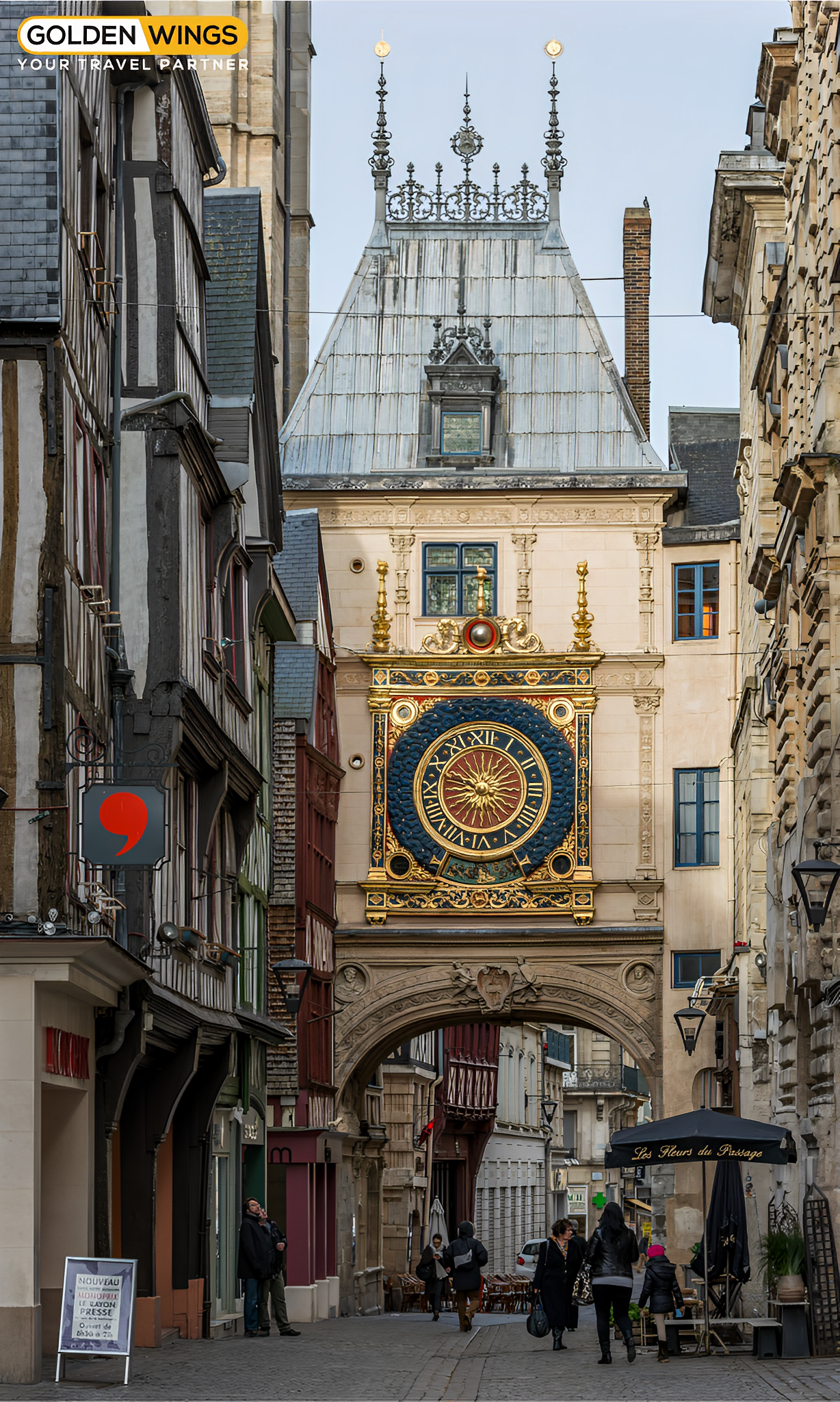 Place du Gros Horloge o Rouen 1