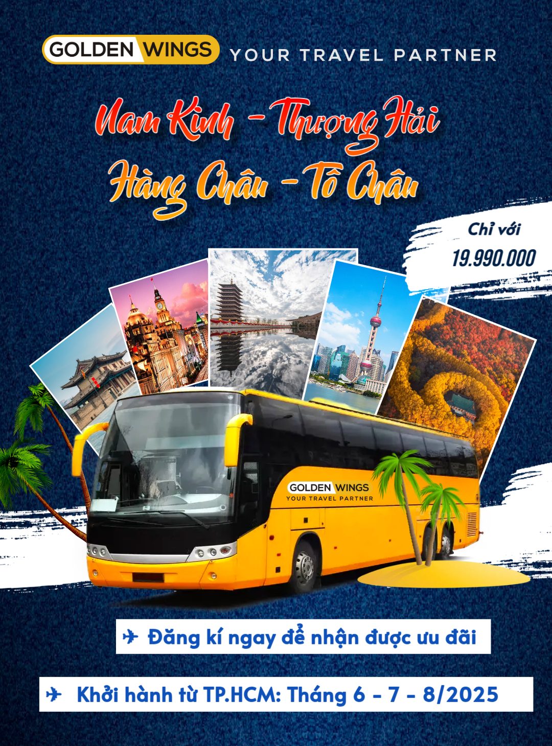 Nam Kinh - Thượng Hải - hàng Châu - Tô Châu