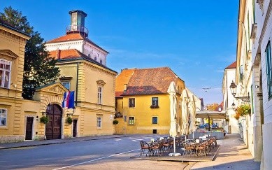 Khu phố cổ Upper Town (Gornji Grad), Zagreb, Croatia